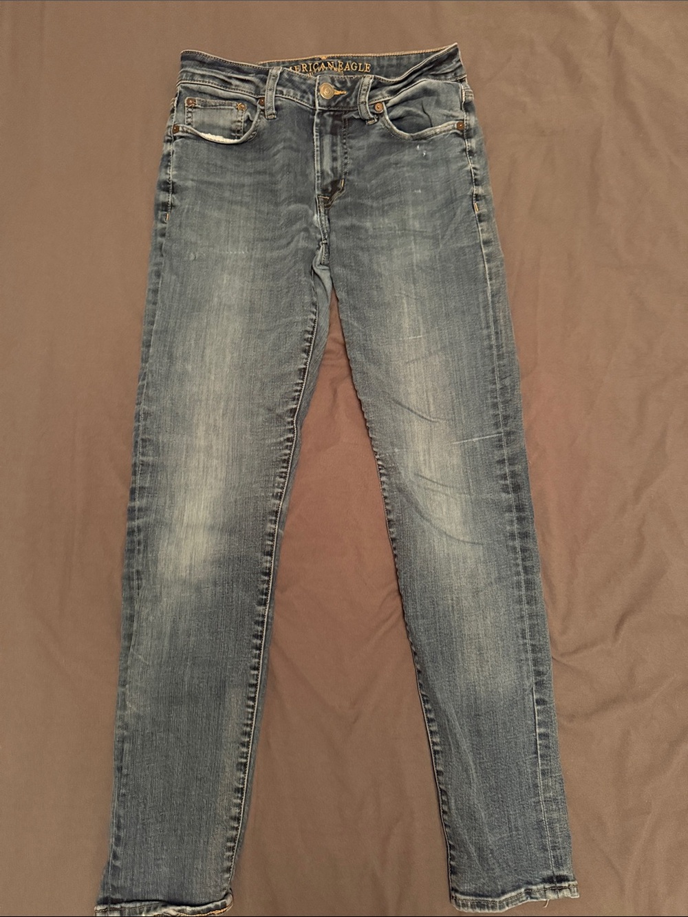 American Eagle Outfitters Men’s Skinny Jeans - Light Blue Wash